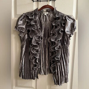 JAIPUR~MUTED SILVER~BLOUSE~TOPPER~S